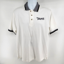 Walt Disney World Port Orleans Resort Polo Golf Shirt Size M White - £27.21 GBP