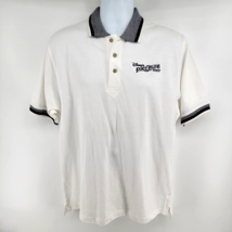 Walt Disney World Port Orleans Resort Polo Golf Shirt Size M White - £25.87 GBP