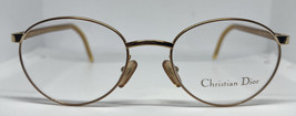 Vintage Christian Dior CD2997 43 G Eyeglasses Frame Gold Nos Frame - £139.05 GBP