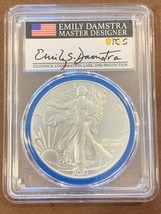 2021- American Silver Eagle- T2- PCGS- FS- Mint Engraver Series- Emily Damstra - £322.65 GBP