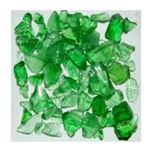 Recycled Chunky Glass, Light Green - Size 1 - 0.13-0.25 in. - 1 lbs - $613.92 MXN