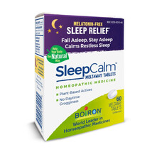 Boiron SleepCalm Melatonin-Free Sleep Relief Meltaway Tablets, 60 Count - $14.55