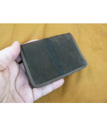 (EL24-4) genuine brown Shark Skin exotic Leather hide card holder wallet... - £50.71 GBP