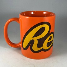 Retro Logo Orange REESE&#39;S Peanut Butter Cups Reese&#39;s Pieces Candy Coffee Mug - £11.34 GBP