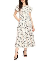 Women&#39;s Crepe A-line Dress Butterfly Sleeves CockTail Party White,Blue &amp;... - £28.56 GBP