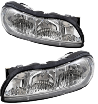 Driver &amp; Passenger Halogen Headlight Set For 1997 1998 1999 Oldsmobile Cutlass   - £62.66 GBP