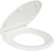 Bath Royale Toilet Seat Elongated Executive Series Br501-00, White, Soft Closing - £62.19 GBP
