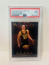 Caitlin Clark PSA 9 Rookie RC 2024 Panini Collection Iowa sp Select AS1 Artistic - $148.50