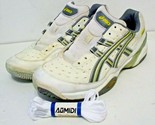 Men&#39;s ASICS White Gray Gel Challenger Rhyno Slam Athletic Shoes 10.5 New... - £31.15 GBP