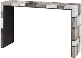 Console Bungalow 5 Mondrian Modern Contemporary Gray Black Hair On Hide Tiles - £1,961.63 GBP