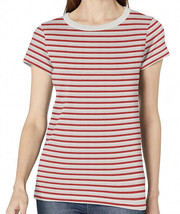 NWT Alternative Women&#39;s Jersey Eco Lady Tee Peppermint Striped Size M - £9.32 GBP