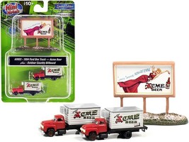 1954 Ford Box Truck 2 pieces Red and White with Country Billboard "Acme Beer" 1 - $28.10
