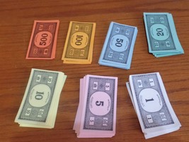 Vintage 1935 Monopoly Bankers Money Game Replacement Money - £13.58 GBP