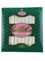 Charles Craft Cross Stitch Fabric 12 x 18 in. 8.5 Count CR9101 Blue Stripe - $13.46 Charles Craft Cross Stitch Fabric 12 x 18 in. 8.5 Count CR9101 Blue Stripe - $13.46