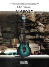 John Petrucci 20th Anniversary Ernie Ball Music Man Majesty guitar ad print - £3.15 GBP