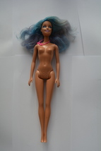 Barbie 2010 body head 1998 blue hair Used Please look at her leg Please ... - £13.57 GBP
