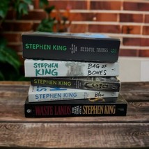 Stephen King Horror Paperback Lot Of Five Novel Books Cujo Blaze Waste Lands - £18.28 GBP