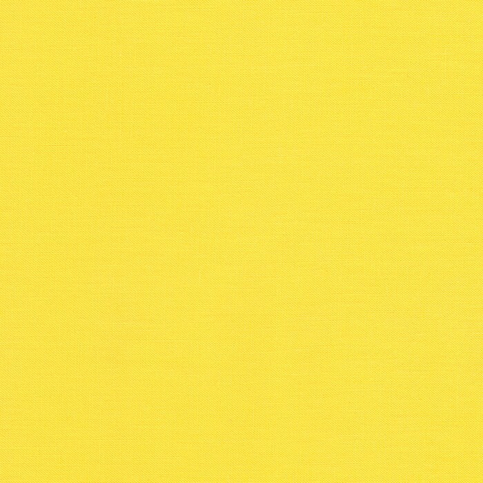 Cotton Kona Bright Idea Yellow Cotton Fabric Solid by the Yard (D146.14) - $7.97