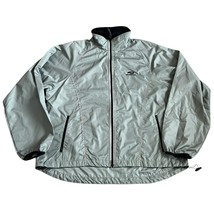 Vintage Brooks Men’s Running Windbreaker Jacket Sz XL Grey Reflective Pi... - $368.14 MXN
