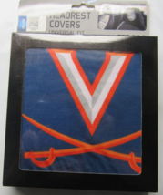 NCAA Virginia Cavaliers Head Rest Cover Set of 2 Screen Print Team Logo ProMark - £15.97 GBP