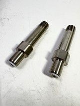 2-SCBA Stainless Steel SS-CGA 347 X 1/4 In MNPT  3 Inch Gas Air Regulato... - $466.82 MXN