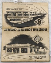 Matchbook Cover IECO Industrial Equipment Company Emeryville, California - $4.99