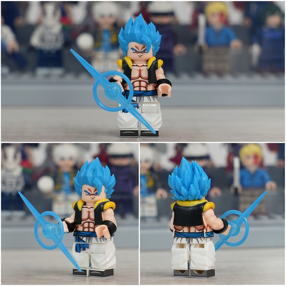 Gogeta (Super Saiyan Blue) Dragon Ball Lego Compatible Minifigure Bricks... - $3.49