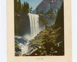 Camp Curry Menu Yosemite National Park 1956 Vernal Falls - $14.85