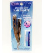 ANNIE STAINLESS STEEL HAIR SHAPER HAIR RAZOR #5109 COMES W/ 5 FREE BLADES - $168.29 MXN