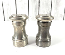 Riamond Pewter Salt and Pepper Shakers Vintage Made in Italy Farmcore Ru... - $258.34 MXN