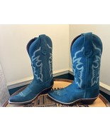 NIB Laredo Turquoise Suede Deep Dip Derby Snip Western Boot, Women’s 11.0 - €109,71 EUR NIB Laredo Turquoise Suede Deep Dip Derby Snip Western Boot, Women’s 11.0 - €109,71 EUR