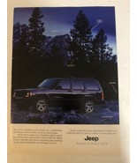 1990s Jeep Cherokee Sport Vintage Print Ad pa8 - £6.86 GBP