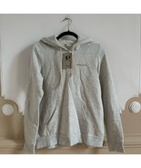 Pearl Izumi Light Gray Hoodie Pullover Broken Logo Oatmeal S - $1,352.59 MXN