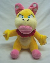 Nintendo Super Mario Bros. Wendy O. Koopa Pink Girl 7&quot; Plush Stuffed Animal Toy - £12.85 GBP