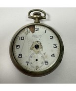 New York Standard Co USA Pocket Watch Silveroid 7 Jewels For Parts - €16,94 EUR