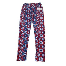 Lularoe Pants Womens One Size Multicolor Droplets Print Casual Pull On L... - $16.71