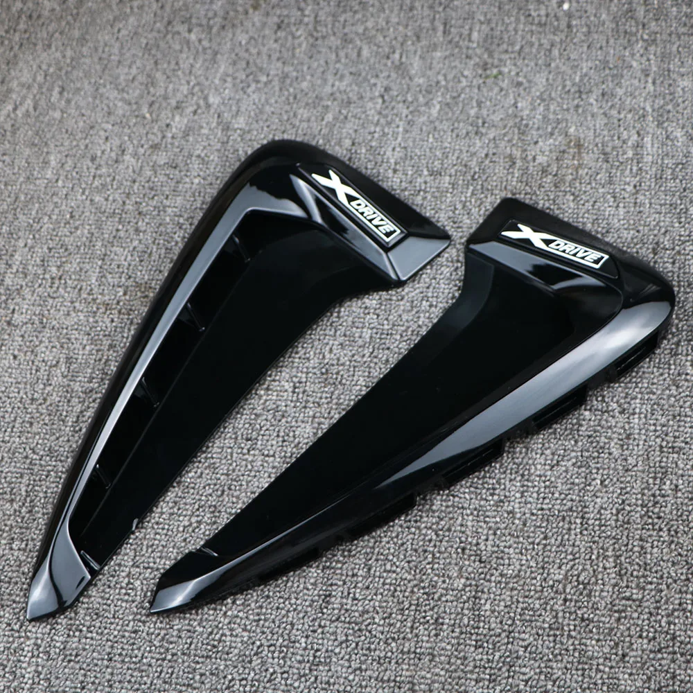 Shark Gills 3D Stickers Side Fender Vent Decoration Car-Styling Auto Accessories - £25.80 GBP