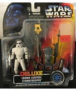 1996 STAR WARS Deluxe Collection Crowd Control Stormtrooper Mint On Card - £10.16 GBP