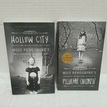 2 books Miss Peregrine&#39;s Home for Peculiar Children and Hollow City,Ransom Riggs - £11.20 GBP