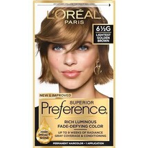 L&#39;Oreal Paris Superior Preference Permanent Hair Color Golden Brown - £5.57 GBP