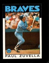 1986 Topps #572 Paul Zuvella Nmmt Braves - £0.99 GBP