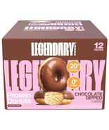 LEGENDARY FOODS PROTEIN DONUTS CHOCOLATE DIPPED 12 PACK 06/23/2026 - $551.09 MXN