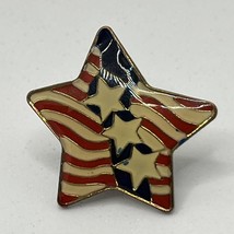 American Flag United States USA Stars And Stripes Patriotic Enamel Lapel... - £4.59 GBP