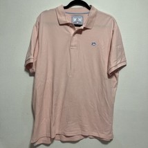 Southern Tide Skipjack Polo Shirt Mens XL Pink Solid Short Sleeve Golf - £13.63 GBP