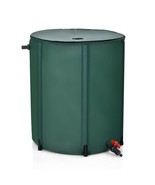 53 Gallon Portable Collapsible Rain Barrel Water Collector - £61.81 GBP
