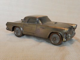 Vintage 1955 T-Bird Banthrico Inc. Chicago USA car Bank bronze toned - £27.53 GBP