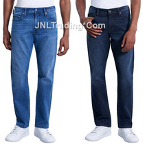 NWT CHAPS Jeans Slim Straight Men&#39;s Denim Pants available in Dark &amp; Ligh... - £31.23 GBP