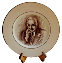 10” Plate 1953 “Milton S Hershey” 50TH Anniversary Gold Trim Collectible - £3.92 GBP