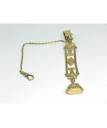 Gold filled POCKET WATCH CHAIN &amp; Wax Seal FOB - Antique Victorian -FREE ... - £187.84 GBP