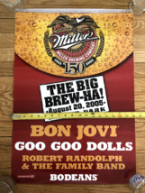 Bon Jovi Goo Goo Dolls Poster Miller Beer Big Brew-Ha! Miller Park 2005 26x16 - £12.56 GBP